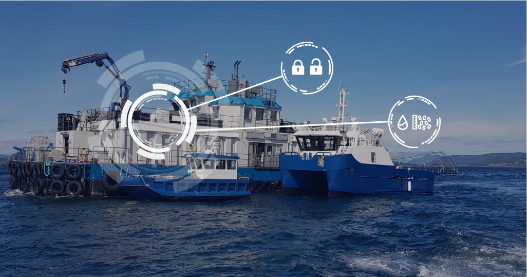 Protect your feed barge with Krucial Connected Seafarm